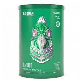 Birdman Parrot Greens & Protein Sabor Berry Vainilla Proteína Vegana 900g.