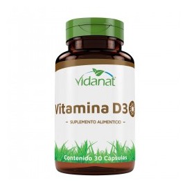 Vidanat Vitamina D3 30 Cápsulas