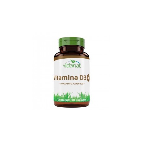 Vidanat Vitamina D3 30 Cápsulas