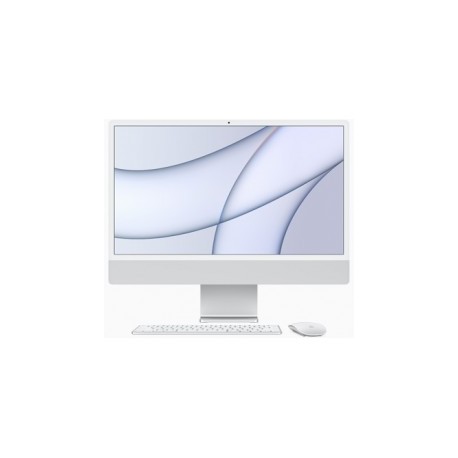 Apple iMac con Chip M1 CPU de 8 núcleos, GPU de 8 núcleos, Pantalla Retina de 24 Pulgadas, RAM de 8 GB, Almacenamiento SSD de 5