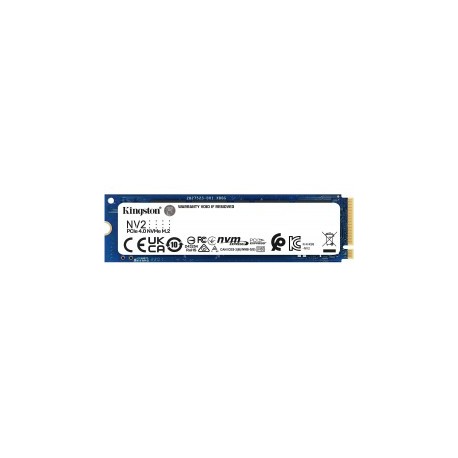 Kingston SSD NV2 2000GB, Factor de Forma: M.2 2280, Interfaz: NVMe PCIe Gen 4.0 x 4 Carriles, Lectura: 3500MB/s y Escritura: 21