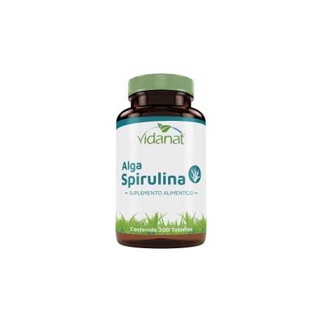 Vidanat Alga Spirulina 200 Tabletas