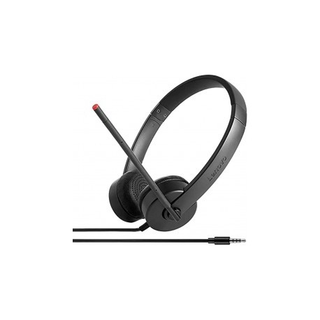 Lenovo Diadema Auriculares con micrófono Stereo Analógico Color Negro