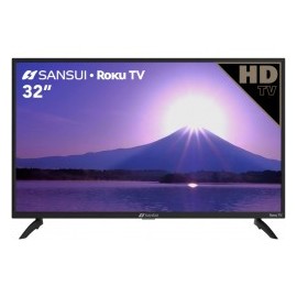 SANSUI Smart TV Sistema Operativo Roku Integrado Compatible con Alexa 32 Pulgadas Roku TV HD