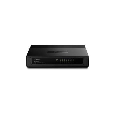 TP-Link TL-SF1016D Switch de 16 Puertos 10/100Mbps Escritorio No Administrable, Capacidad 3.2Gbps