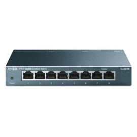 TP-Link TL-SG108 Switch No Administrable de Escritorio, 8 Puertos 10/100/1000Mbps
