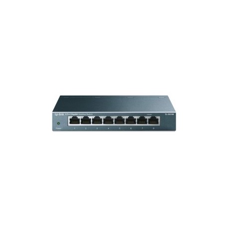 TP-Link TL-SG108 Switch No Administrable de Escritorio, 8 Puertos 10/100/1000Mbps