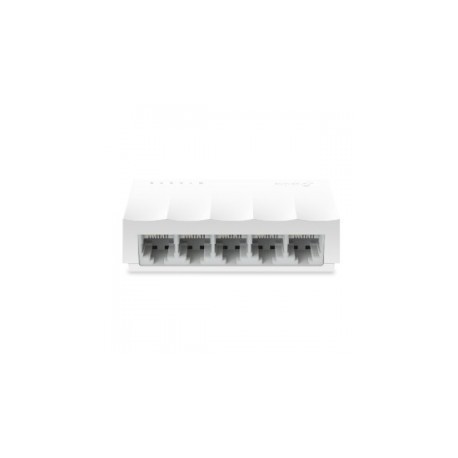 TP-Link Switch Fast Ethernet LS1005 No Administrable, 5 Puertos Fast 10/100Mbps, Diseño de Escritorio, Plug and Play