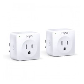 TP-Link Mini Enchufe Inteligente WiFi Compatible con Alexa Tapo P100 (2 PACK) Color Blanco