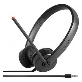 Lenovo Diadema Auriculares con micrófono Stereo Analógico Color Negro